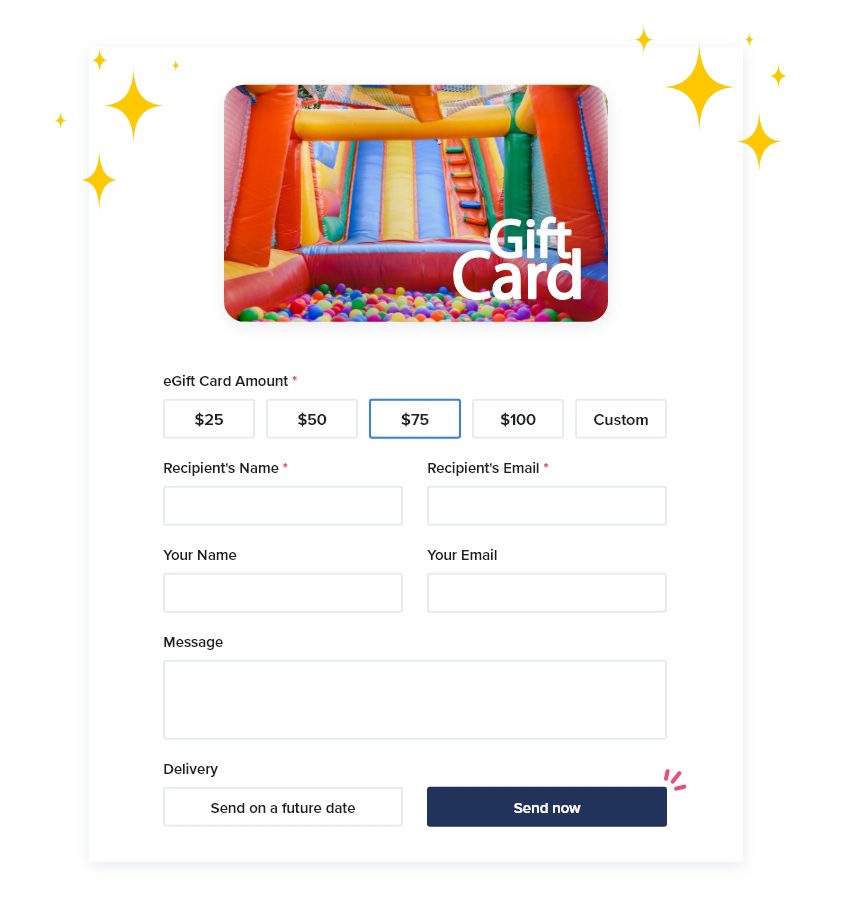 Parker Gift Cards Amusement Park Software