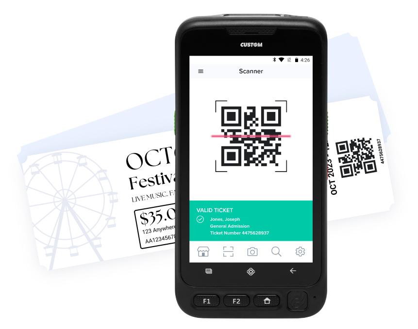 Ticket Scanning with Android App